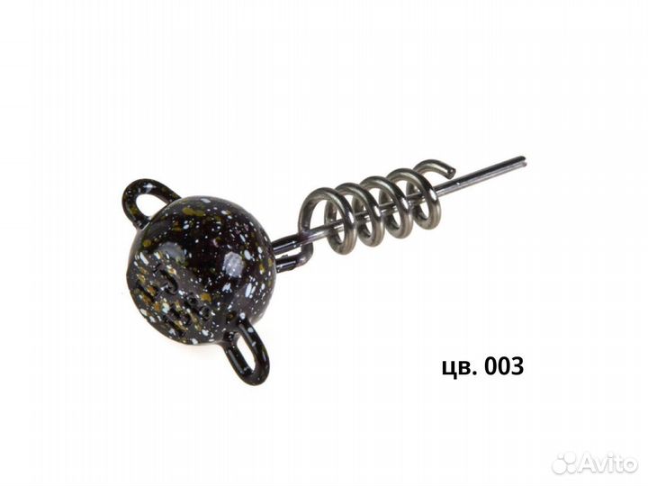 Груз-головки спираль 3D Lucky John 15 гр. #002;003