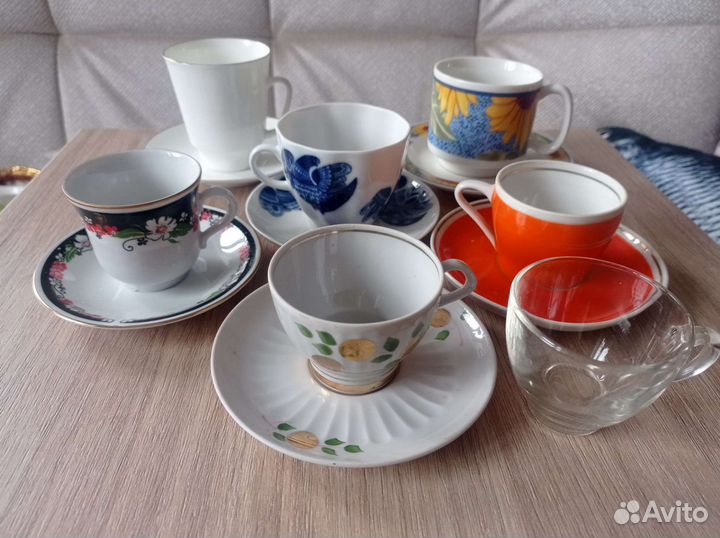 Лфз и др. Чайные пары, чашки, блюдца