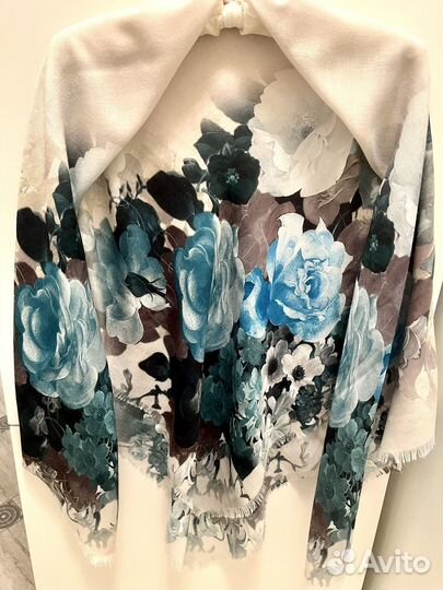 Платок шаль шерсть Италия