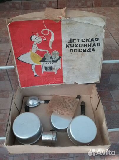 Набор детской кухонной посуды, СССР