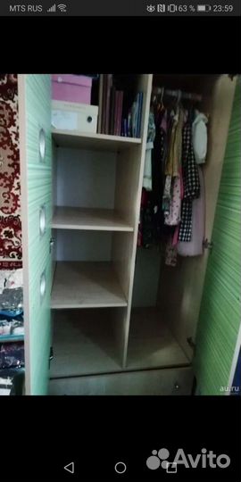 Шкаф для одежды в детскую 