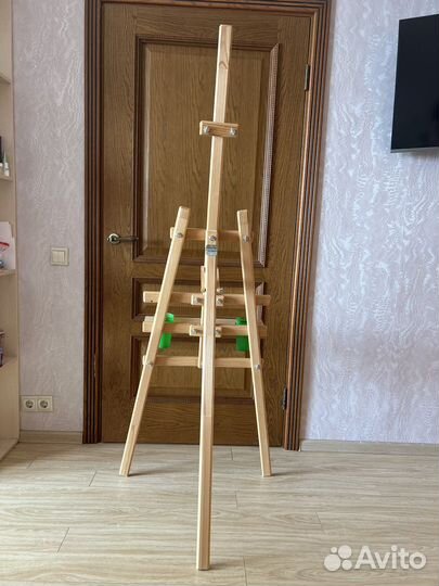 Мольберт для рисования Лира,холст в подарок 50х60