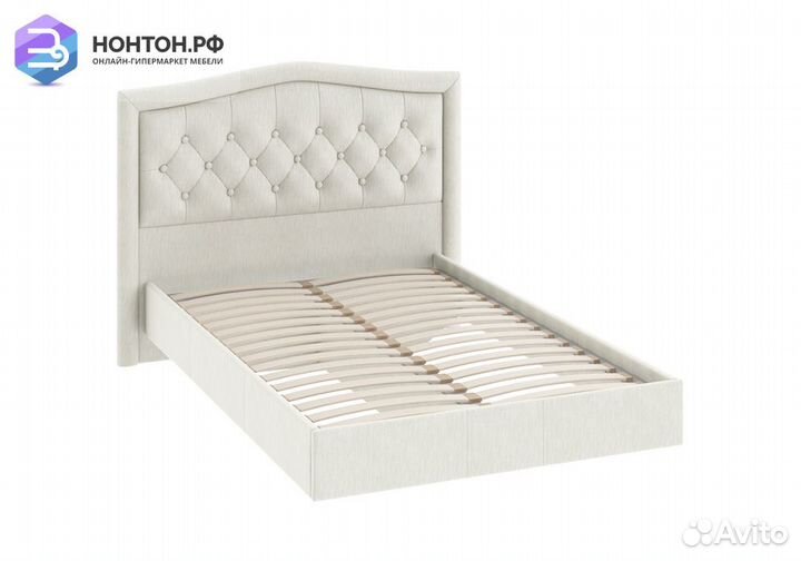 Кровать Адель 1.2 м крем