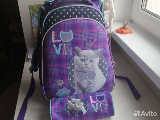 Рюкзак школьный для девочки 1 класс