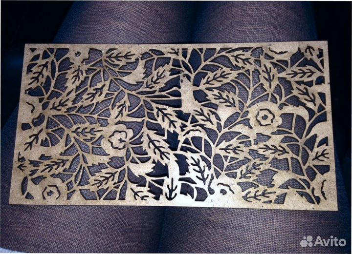 Пейзаж из металла на стену