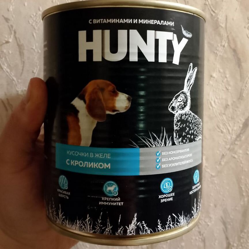 Корм для собак hunty