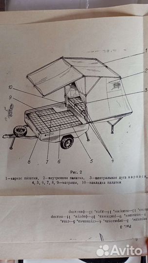 Прицеп туристический скиф м2