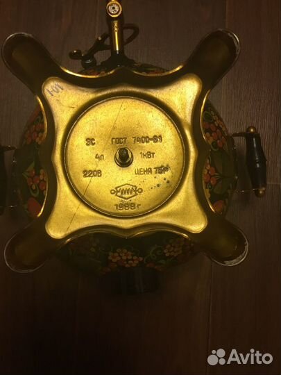 Самовар электрический расписной Хохломской СССР
