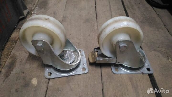 Колеса большегрузные поворотные с тормозом