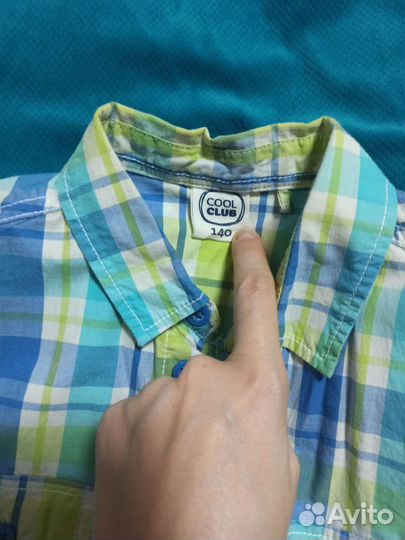 Рубашки с коротким рукавом 140-146