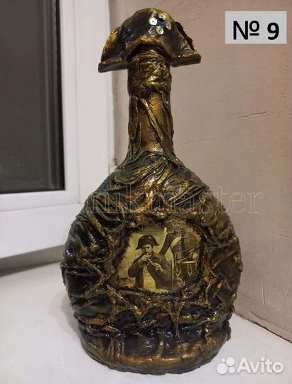 Декор бутылки подарок Наполеон