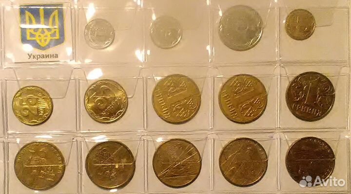 Монеты Украины и Турции