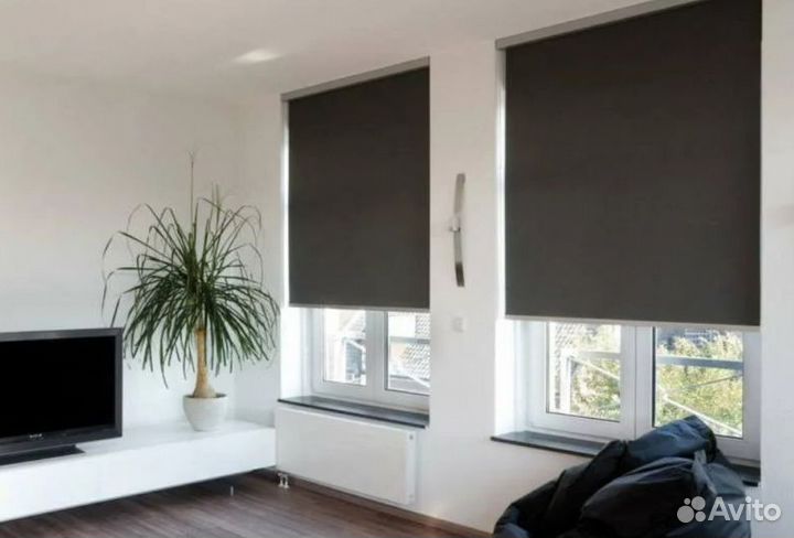 Рулонные шторы блэкаут на окно