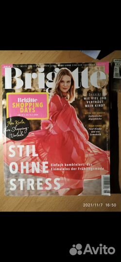 Журнал Brigitte.instyle.Германия.на немецком языке