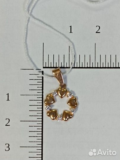 Золотая подвеска