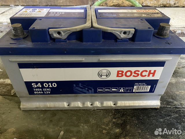 Аккумулятор Bosch S4 010 (0 092 S40 100), 80 ah