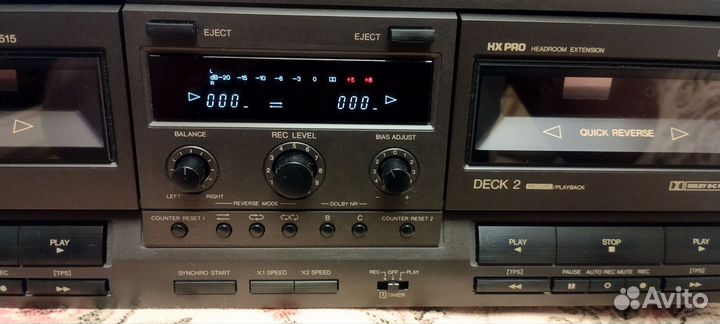 Кассетная дека technics 515
