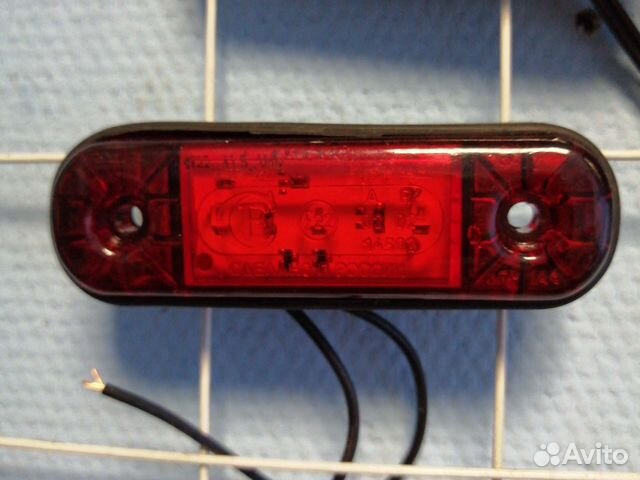 Фонарь габаритный красный LED на фургон
