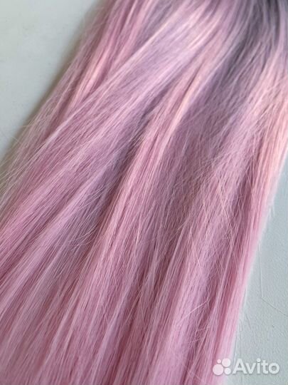 Хвост шиньон накладной на ленте