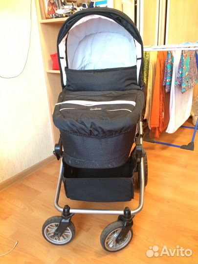 Коляска emmaljunga nitro city + korg 2 в 1