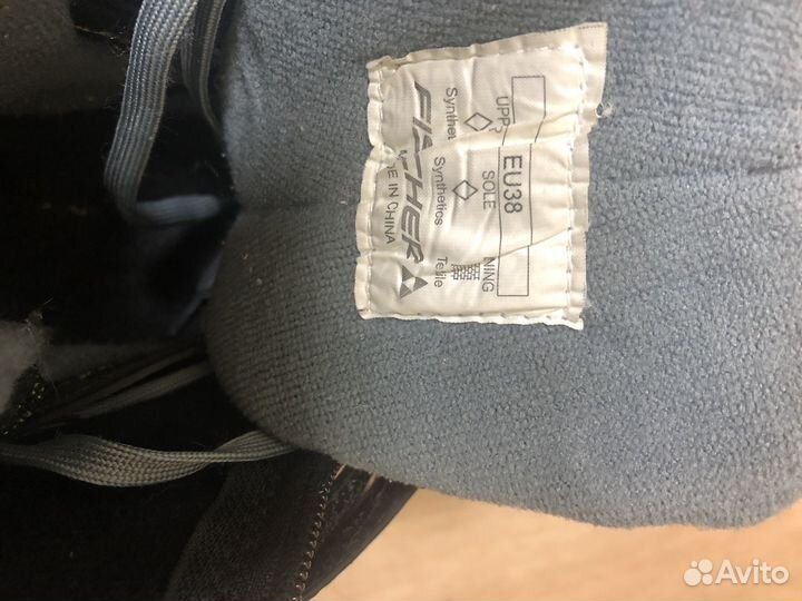 Лыжные ботинки fischer 38EU(37 рус)combi