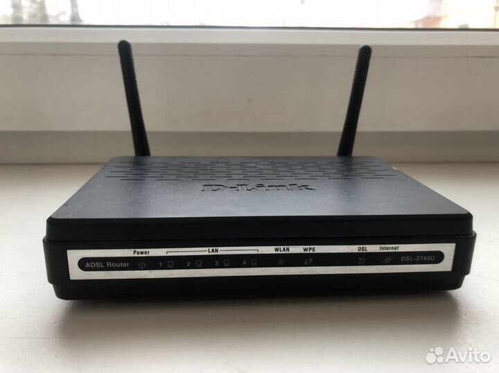 Wi-Fi роутер D-link DSL-2740U