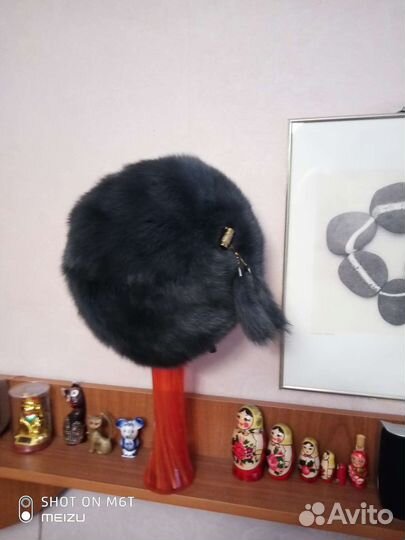 Берет норковый