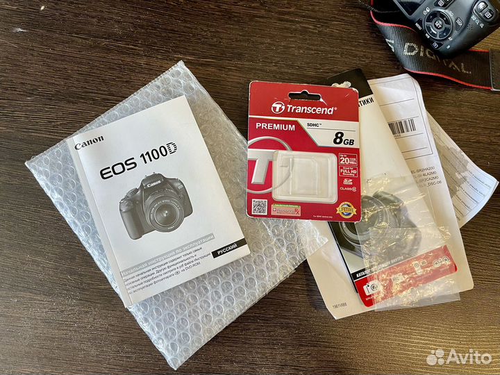 Зеркальный фотоаппарат canon eos 1100d