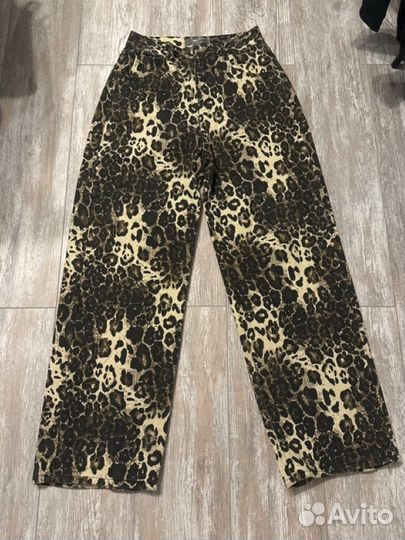 Леопардовые джинсы