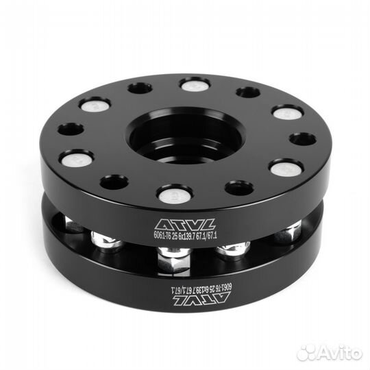 Проставка atvl 6X139.7 67,1/67,1 12X1,5 25MM