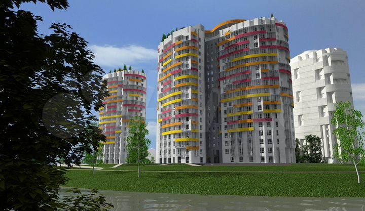 2-к. квартира, 59,9 м², 4/17 эт.