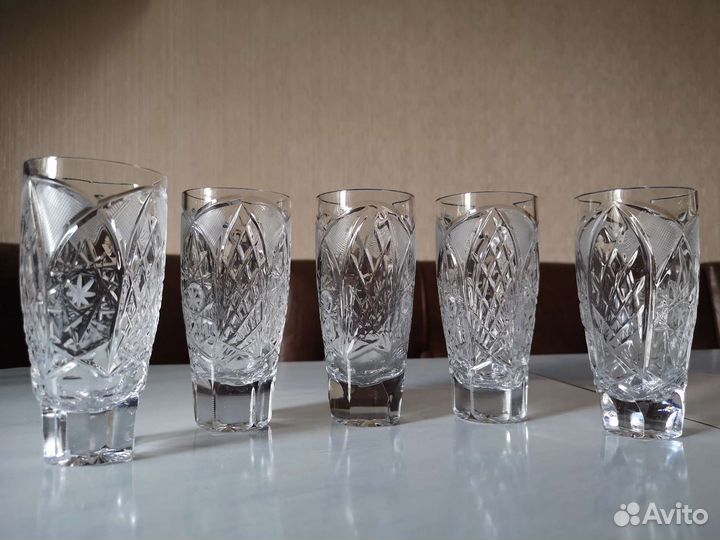 Хрустальные фужеры/рюмки/кружки СССР