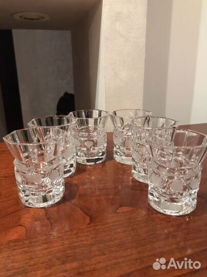 Хрустальные стопки СССР