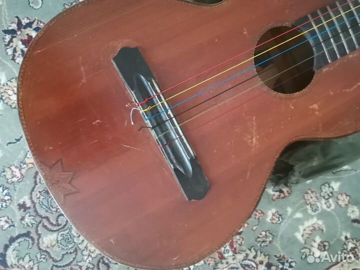 Гитара мастеровая старинная, 7 струнная
