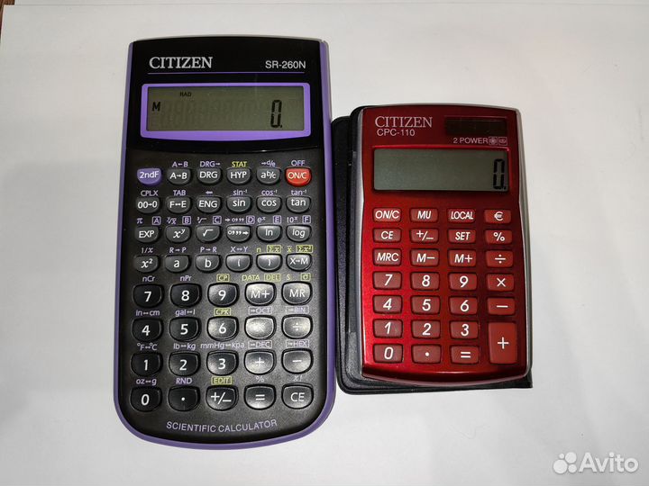 Инженерный калькулятор citizen