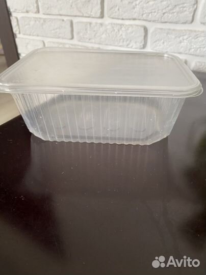 Контейнер пластиковый 1000мл с крышкой