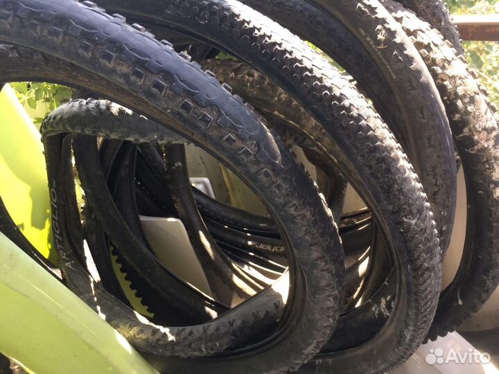 Потертые покрышки 26”, 27,5”, 29”