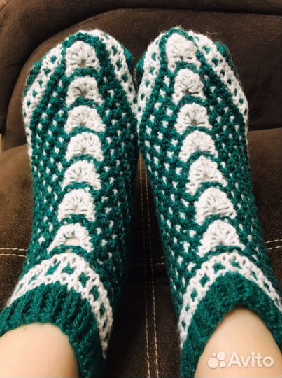 Носки вязанные