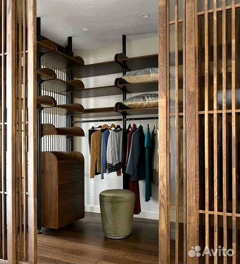 Раздвижная реечная дверь