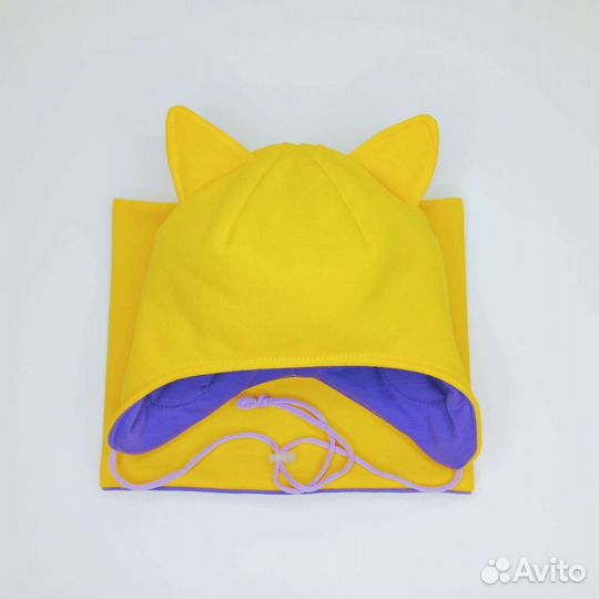 Комплект шапка и снуд