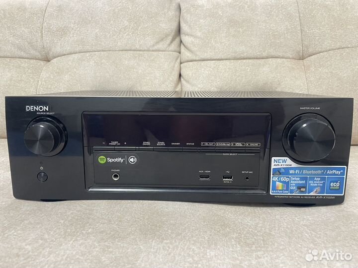 7-канальный 4K AV ресивер Denon AVR-X1100W