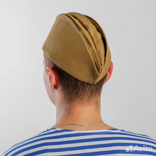 Пилотка гост, хлопок 100, р. 52 + термонаклейка (а