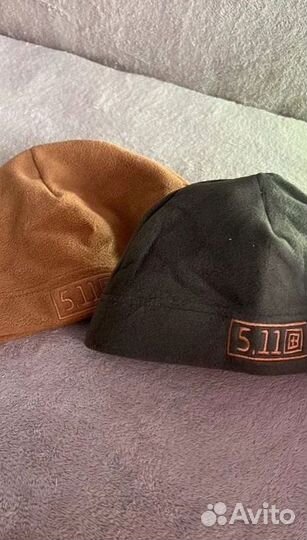 Тактическая флисовая шапка 5.11 (песочный)