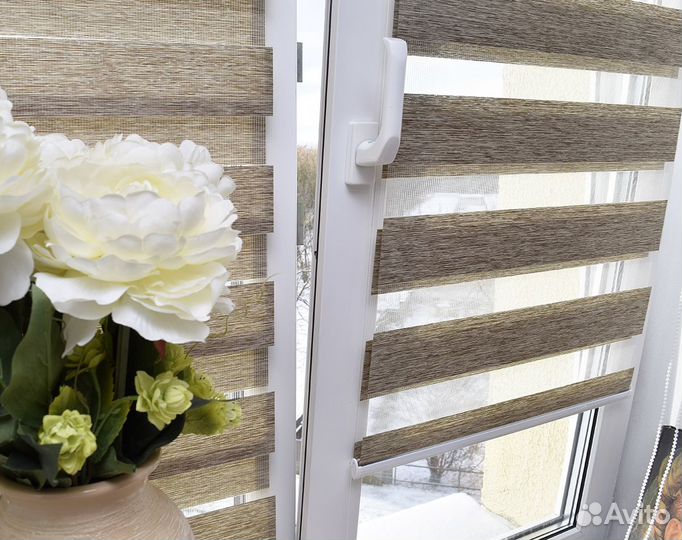 Рулонные шторы Жалюзи Зебра деньночь Производитель