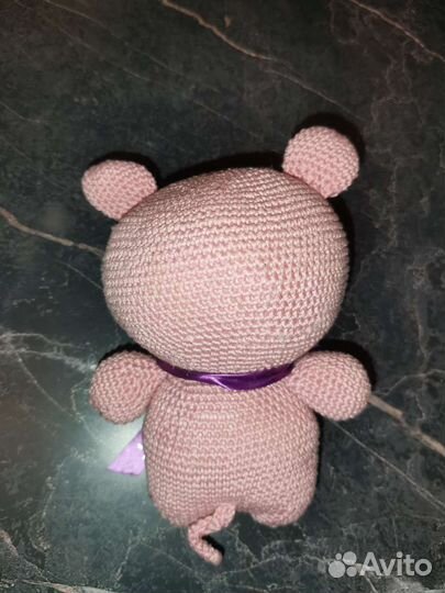 Вязаная игрушка. Хрюня