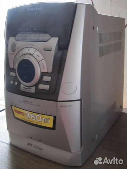 Муз. центр Samsung MM-39,рабочий,кабель,кронштейны