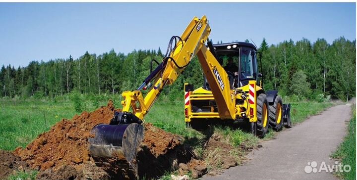 Услуги экскаватора-погрузчика JCB 5CX, 4CX. Аренда