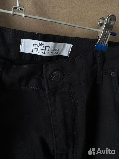 Брюки черные женские большой размер