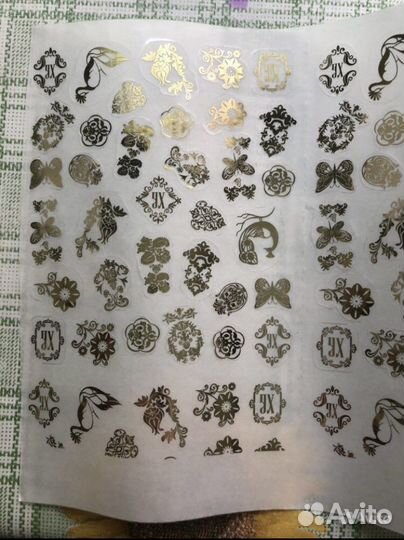 Наклейки пасхальные на яйцо