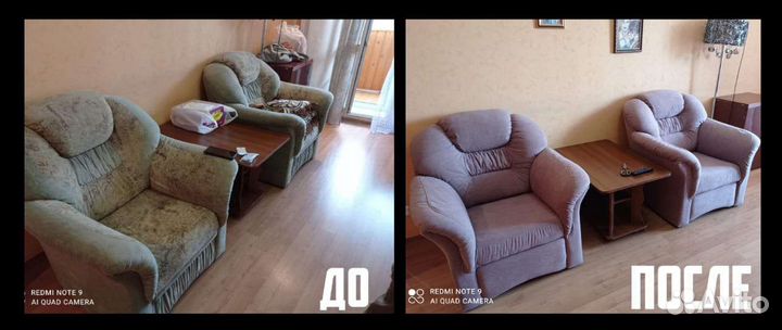 Перетяжка и изготовление мягкой мебели